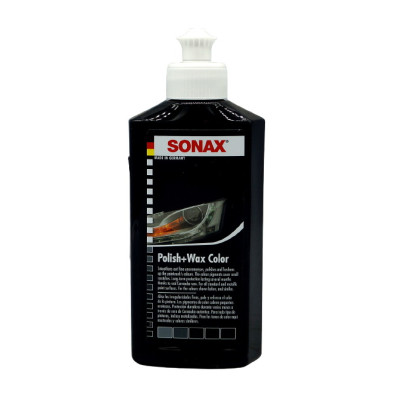 Полироль с воском NanoPro черный SONAX 250 мл