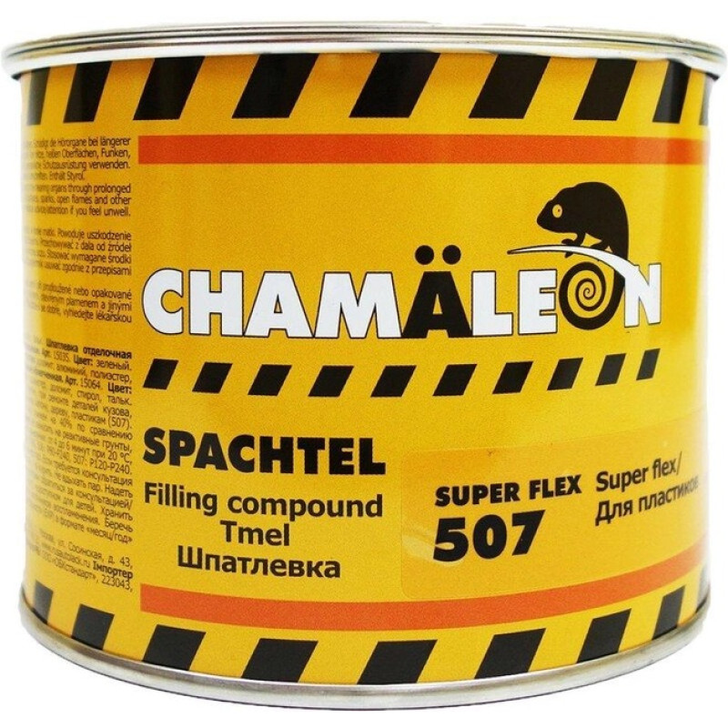 Шпатлевка по пластику 1 кг CHAMALEON 507 Super Flex (арт.15075) Шпатлевка по пластику 1 кг CHAMALEON 507 Super Flex (арт.15075)