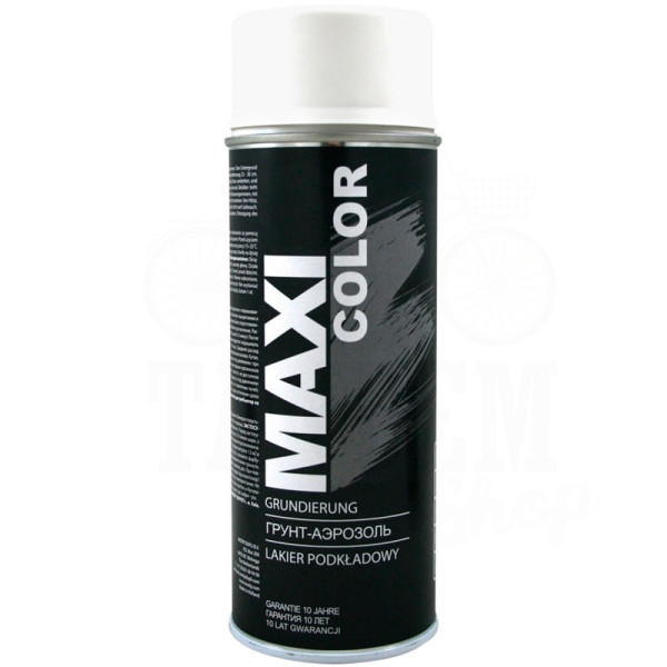 Грунт акриловый белый в аерозоле 400мл MAXI COLOR (MX0002)