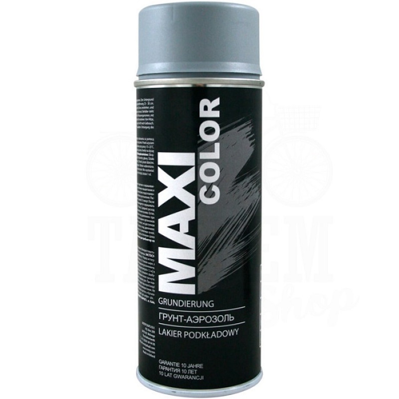 Грунт акриловый серый 400 мл в аэрозоле Maxi Color (арт.МХ0001) Грунт акриловый серый 400 мл в аэрозоле Maxi Color (арт.МХ0001)