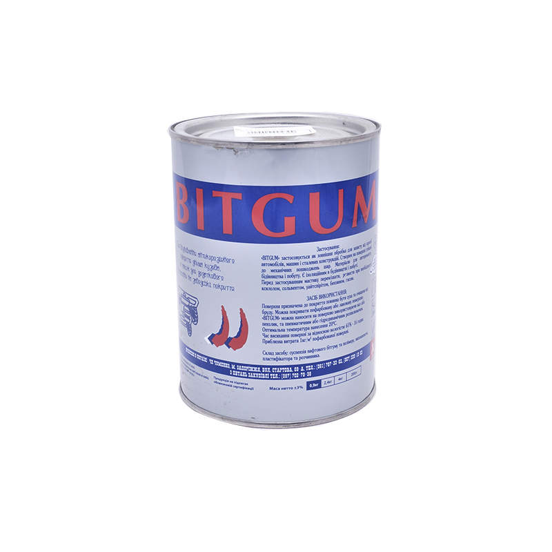 Антикоррозионная мастика Bitgum , 0,9кг (1л)