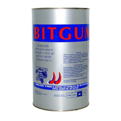 Мастика битумная для кузова авто BITGUM 4кг