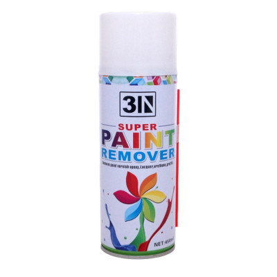 Смывка старой краски в аэрозоле 3N super paint remover (арт. HIM 1173), 450 мл