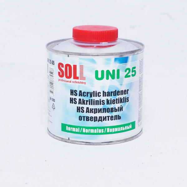 Отвердитель для акриловых красок SOLL UNI 25, 0,5л
