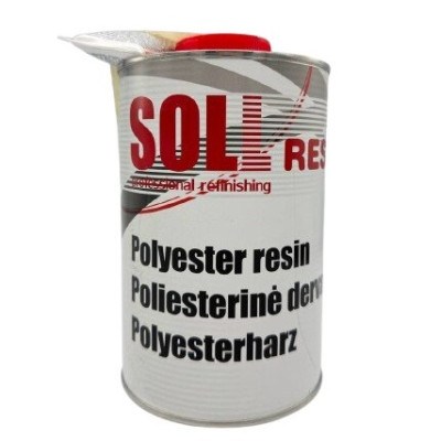 Полиэфирная смола для ремонта бампера SOLL Resin, 1кг