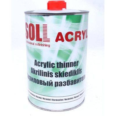 Растворитель акриловый SOLL Acrylic thinner 1л