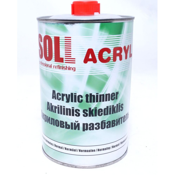 Растворитель акриловый SOLL Acrylic thinner 1л