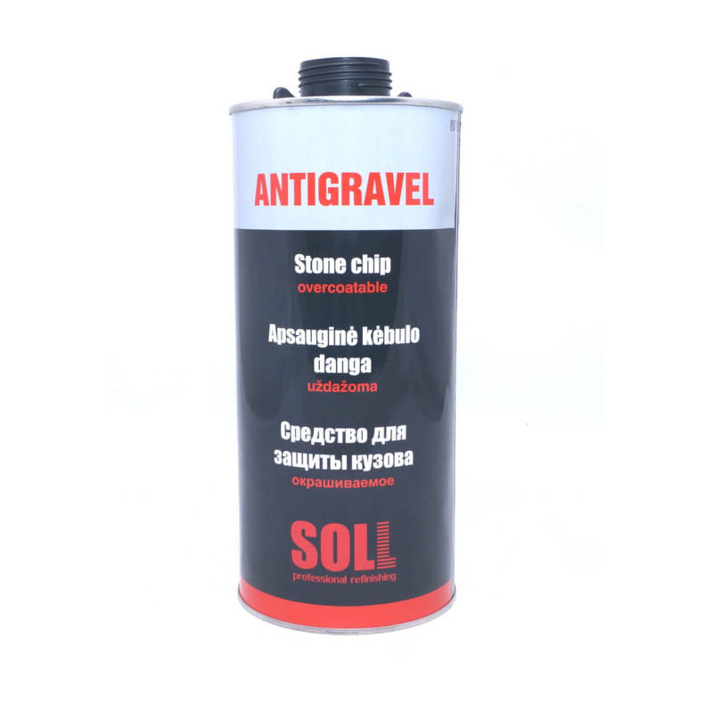 Антигравийное покрытие черное SOLL Antigravel 2кг (арт. S700307)