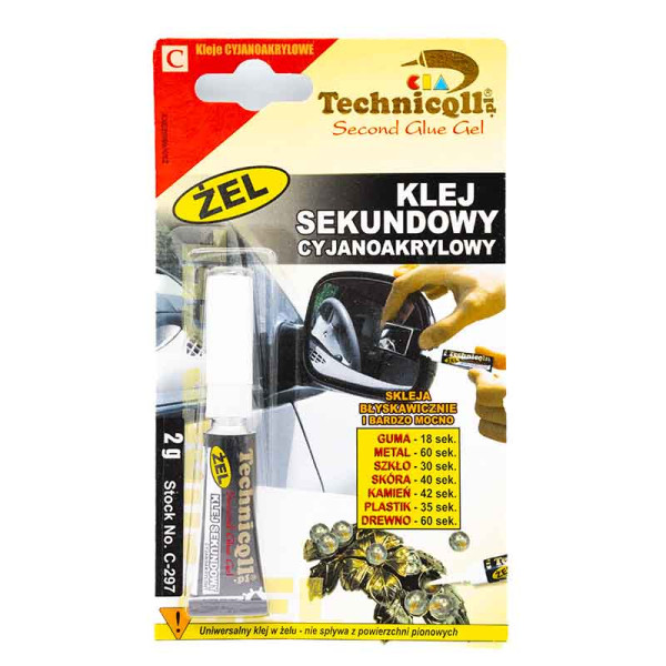Клей секундный гель Technicqll 2гр