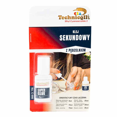 Клей Секундный с кисточкой Technicqll С-990 8g