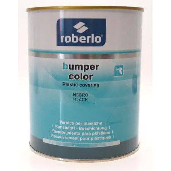 Структурная краска для бампера черная 1л Roberlo BC-10 Negro Black (арт.44584/61161)