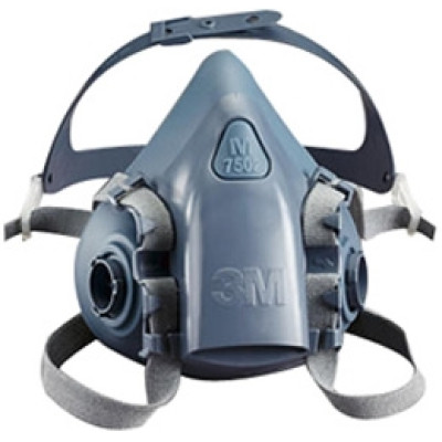 Оригинальный респиратор 3M 7502 силиконовый (М) (без фильтров в к-кте)