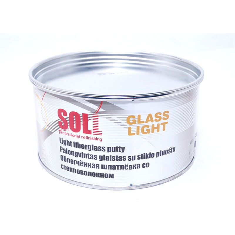 Шпатлевка легкая со стекловолокном SOLL Glass Light, 1л (арт. SG3 010L) Шпатлевка легкая со стекловолокном SOLL Glass Light, 1л (арт. SG3 010L)