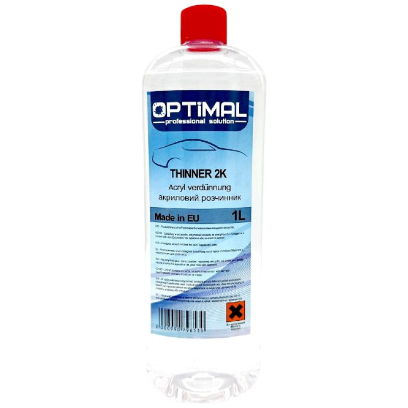 Растворитель акриловый OPTIMAL в бутылке 1л
