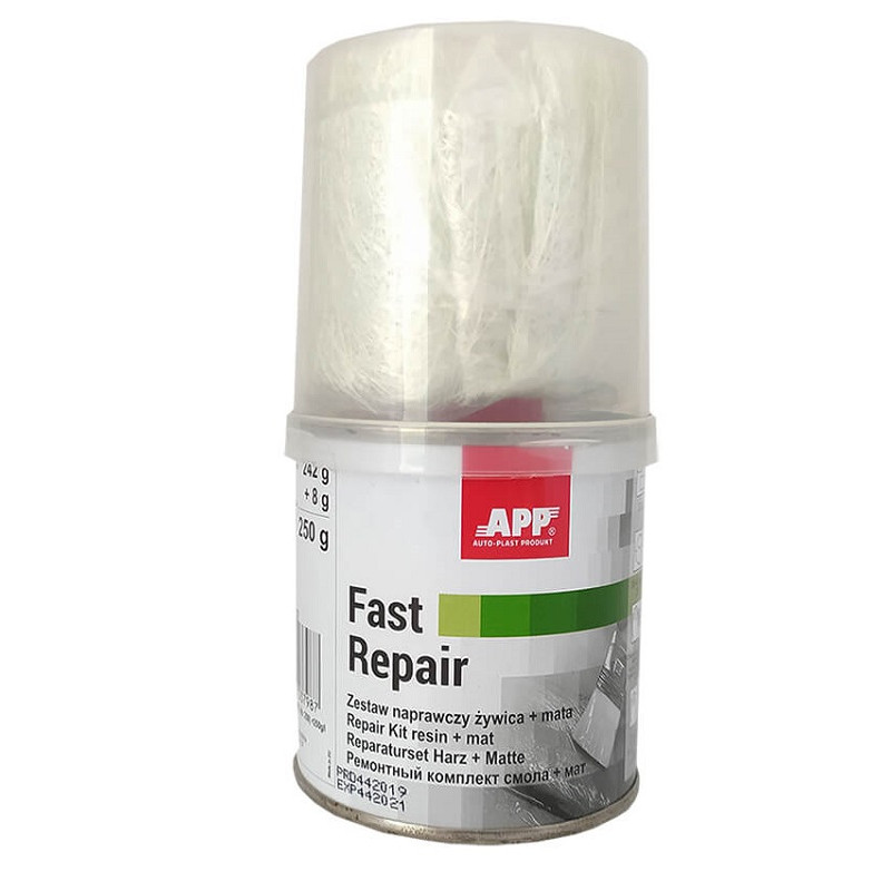 Комплект ремонтный App Fast Repair (смола + стекловолокно 0,36 м2) 0.25 кг