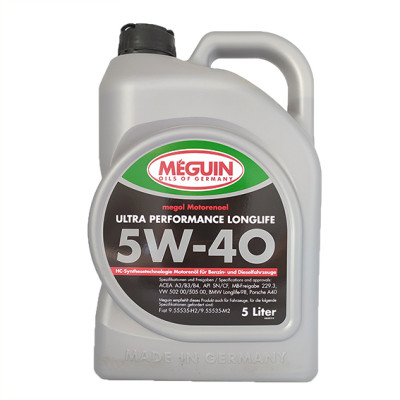 Масло моторное Meguin Megol Ultra Perf LongL 5W-40, 5 л (арт.6328)