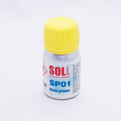 Грунт для вклеивания лобовых стекол SOLL 30 мл SP01 Glass Primer