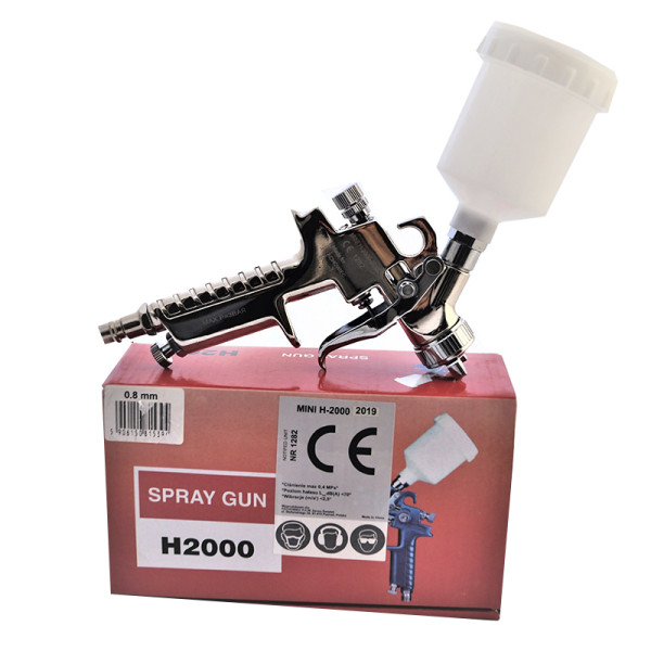 Пистолет покрасочный Fachowiec mini F 008 HP, 0.8мм форсунка
