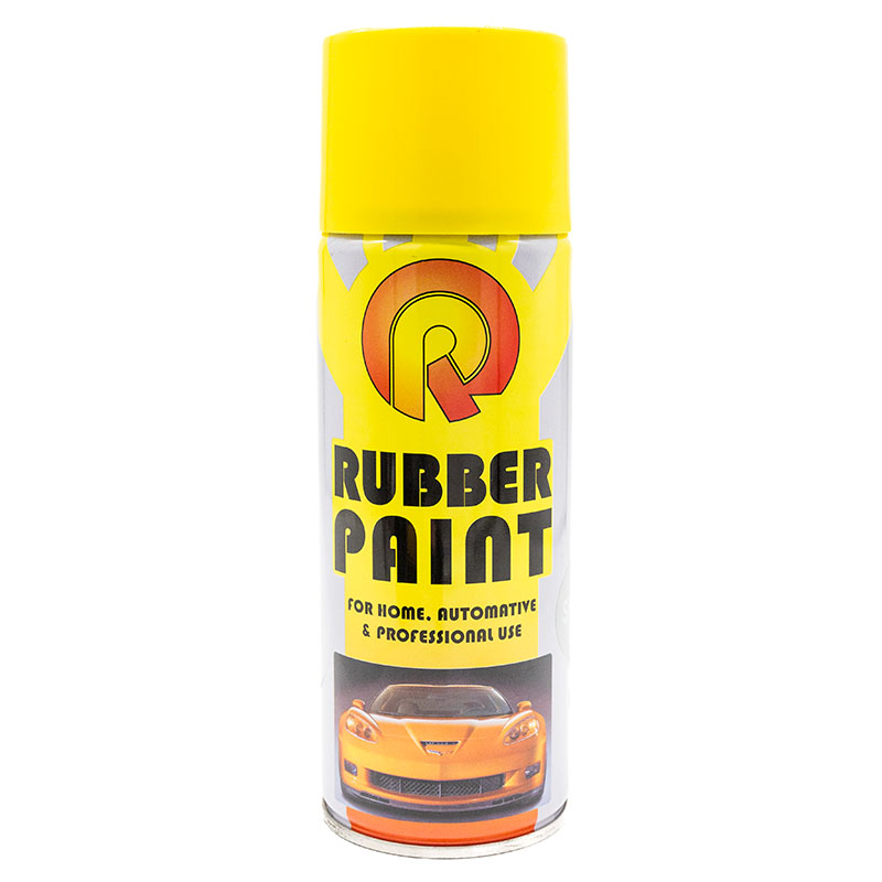 Краска в аэрозоли с эффектом Жидкая резина Rubber Paint Spray 400 мл. серебро