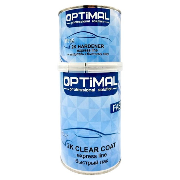 Лак акриловый быстрый 0,5л + 0,25л отв. Optimal 2K Crear Coat FAST (OPS-FC21-750)