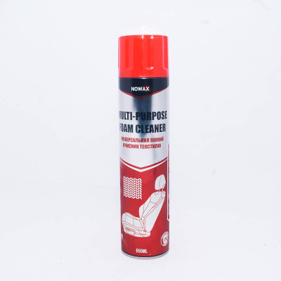 Пенный очиститель текстиля NOWAX Multi-Purpose Foam Cleaner (NX65000), 650 мл