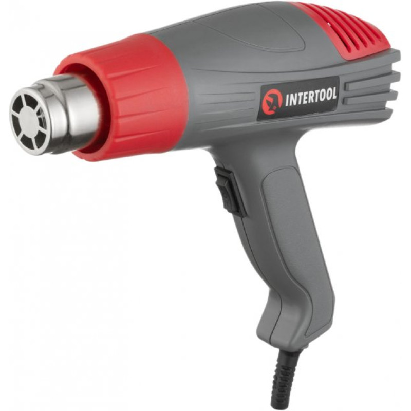 Фен технический 2000 Вт, 2 режима, 400-600 град., 300-500 л/мин INTERTOOL DT-2416 Фен технический 2000 Вт, 2 режима, 400-600 град., 300-500 л/мин INTERTOOL DT-2416