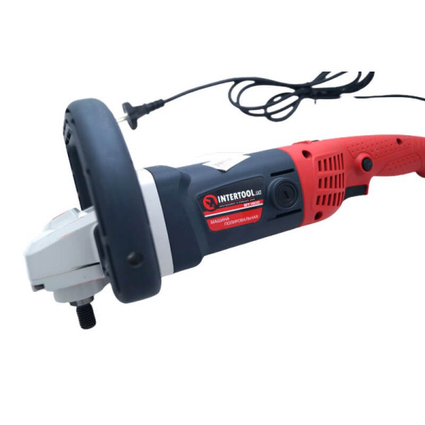 Полировочная машинка INTERTOOL STORM 1400 Вт, 800-3200 об \ мин, 180 мм (арт. WT-1800)