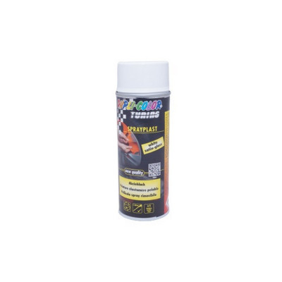 Краска Dupli-Color с эффектом жидкой резины белая глянцевая, 400мл (арт. 388057)