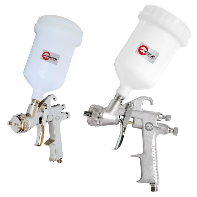 Краскопульт INTERTOOL HP SATIN PROF с дюзой 1,4 мм, верхний пластиковый бачок 600 мл Краскопульт INTERTOOL HP SATIN PROF с дюзой 1,4 мм, верхний пластиковый бачок 600 мл
