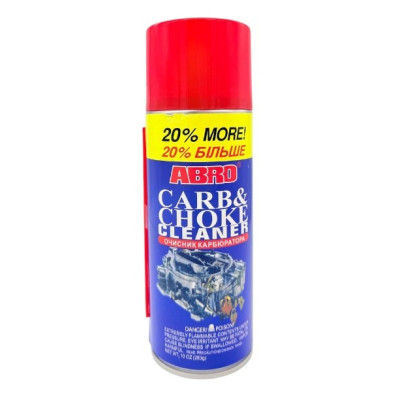 Очиститель карбюратора (аэрозоль) ABRO Carb & Choke Cleaner CC-200-R 283 мл