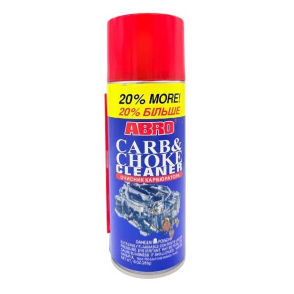 Очиститель карбюратора (аэрозоль) ABRO Carb & Choke Cleaner CC-200-R 283 мл