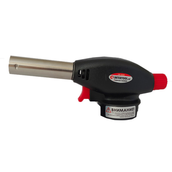 Горелка газовая с пьезозажиганием INTERTOOL GB-0020