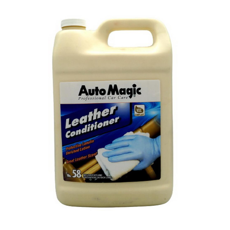 Кондиціонер на основі ланоліну Auto Magic №58 Leather Conditioner 3.785л Кондиціонер на основі ланоліну Auto Magic №58 Leather Conditioner 3.785л