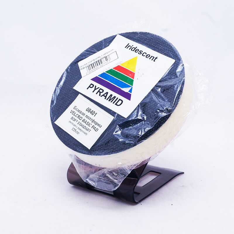 Базовая платформа с липучкой,М14,125мм мягкая (белая) PYRAMID (08401) Базовая платформа с липучкой,М14,125мм мягкая (белая) PYRAMID (08401)