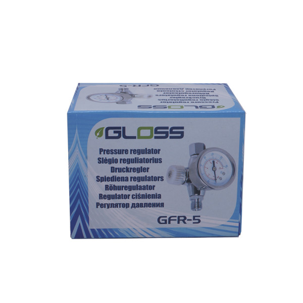 Регулятор воздуха SOLL с манометром - Gloss (GFR-5)