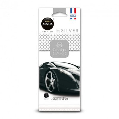Ароматизатор Aroma Car Prestige Card Silver 92665