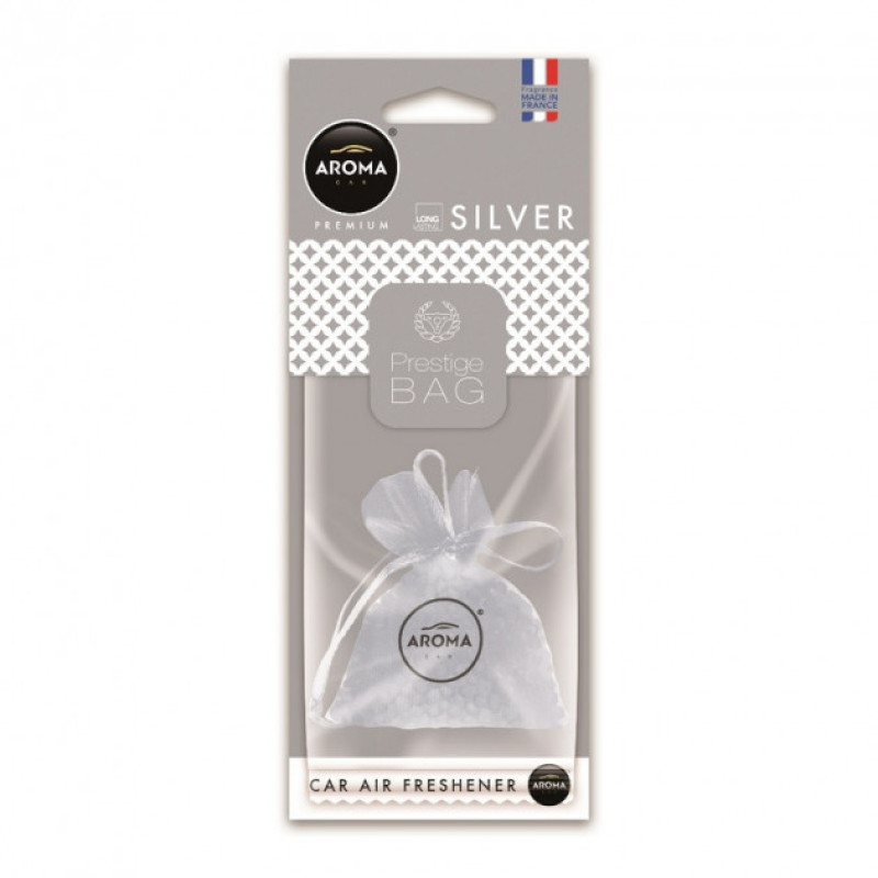 Ароматизатор Aroma Car Prestige Fresh Bag Silver 92514 Ароматизатор Aroma Car Prestige Fresh Bag Silver 92514