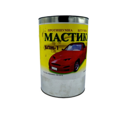 Мастика битумная ХЗЧ противошумная БПМ-1, 4.7 кг