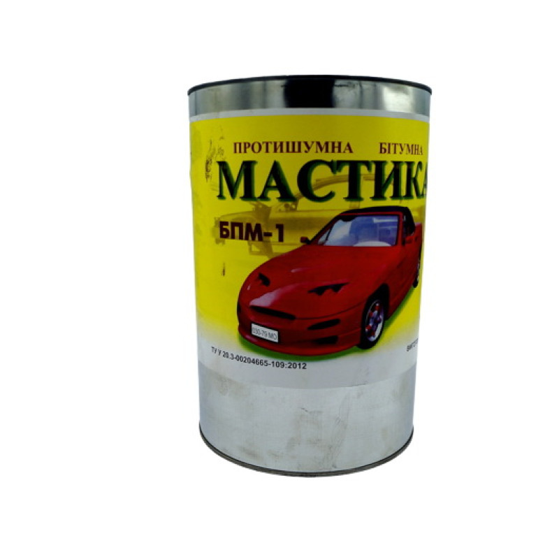 Мастика битумная ХЗЧ противошумная БПМ-1, 4.7 кг