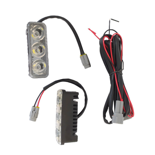 Фары дневного света DRL-HT3 9W корпус металл