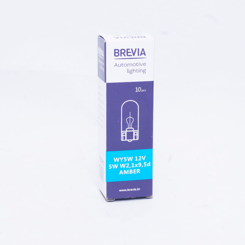 Лампочка Brevia 12309C WY5W 12V Amber Лампочка Brevia 12309C WY5W 12V Amber