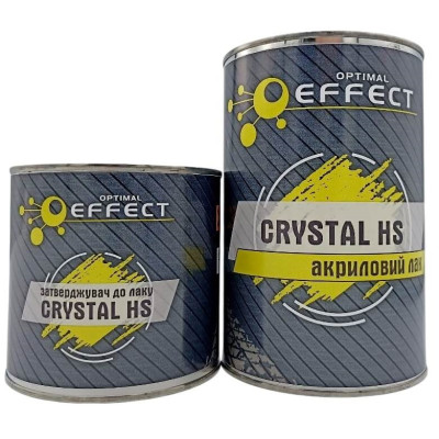 Лак акриловый EFFECT Crystal HS 2+1, 1л + 0,5 отвердитель