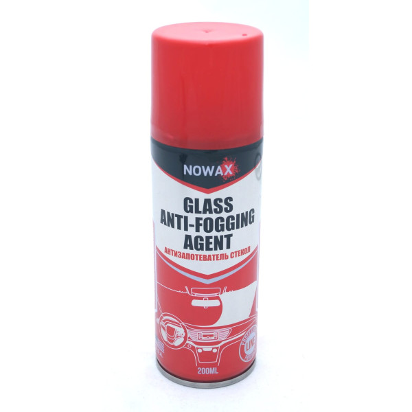 Средство против запотевания стекла GLASS ANTI-FOGGING AGENT, 200мл NOWAX (NX20007)