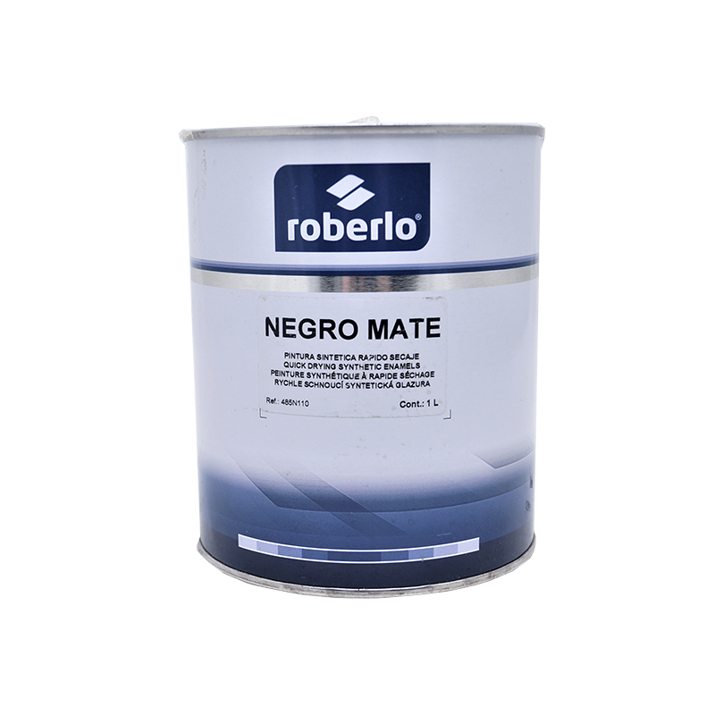Краска алкидная ROBERLO NEGRO MATE 44912, черный мат, 1л Краска алкидная ROBERLO NEGRO MATE 44912, черный мат, 1л
