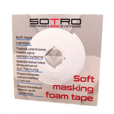 Поролоновый самоклеящийся валик SOTRO Soft Tape 13мм*50м - T056050 (цена за шт.)