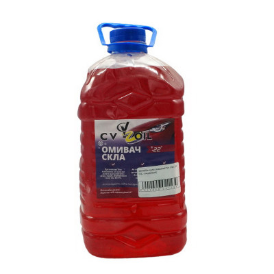 Омыватель стекла зимний (-22 °С) CV OIL (красный) 5 л