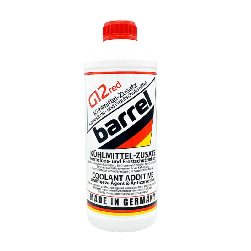 Антифриз концентрат Barrel червоний G12 (1.5 л/1.7 кг) (арт. BRO-G12) Антифриз концентрат Barrel червоний G12 (1.5 л/1.7 кг) (арт. BRO-G12)