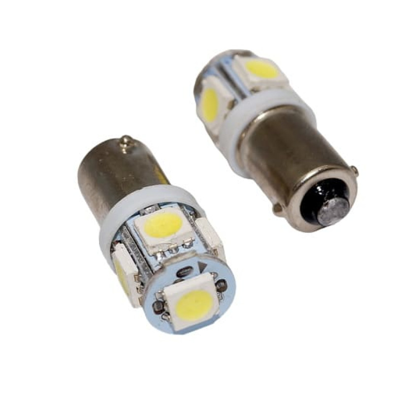 Лампа світлодіодна 14118 T8 12V (BA9S) 5SMD Лампа світлодіодна 14118 T8 12V (BA9S) 5SMD