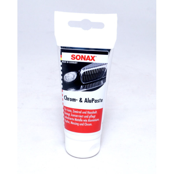 Полироль очиститель для хрома SONAX Chrome & Alupaste 75мл (308000)