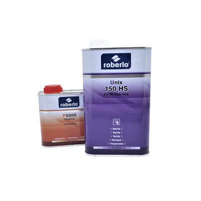 Лак Roberlo UNIX 150 HS 1л c отв. Р-5000 0,5л (арт.50657-45450)